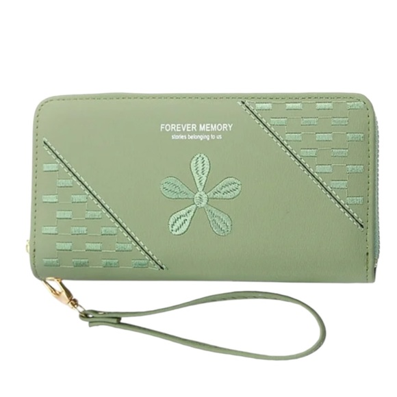 Green Wallet & Matching Watch Set - Picture 5 of 9